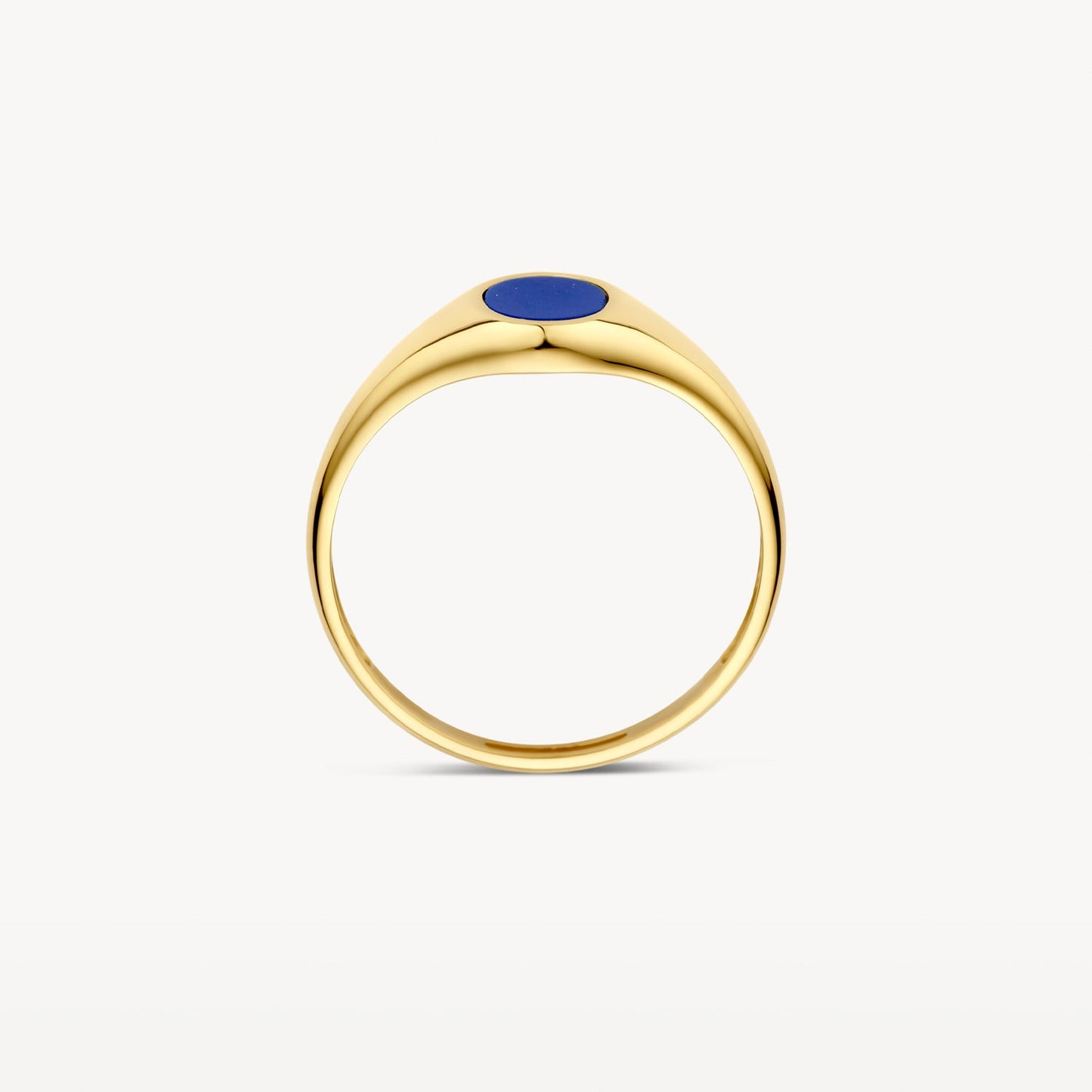 Ring mit eingelassenem Lapislazuli