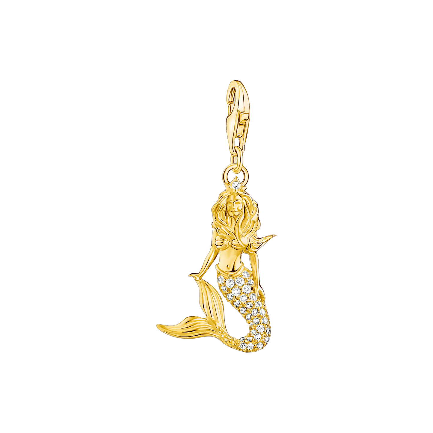 Charm-Anhänger Meerjungfrau gold