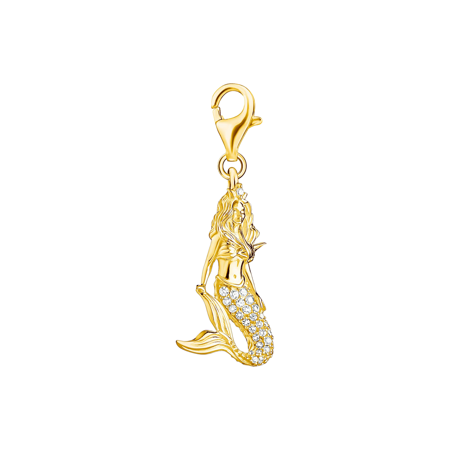 Charm-Anhänger Meerjungfrau gold