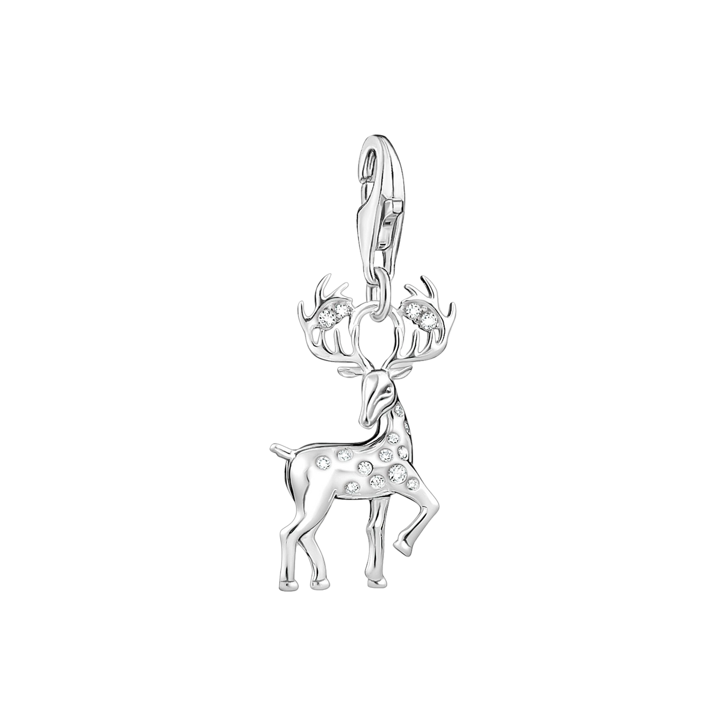 Charm-Anhänger Hirsch silber