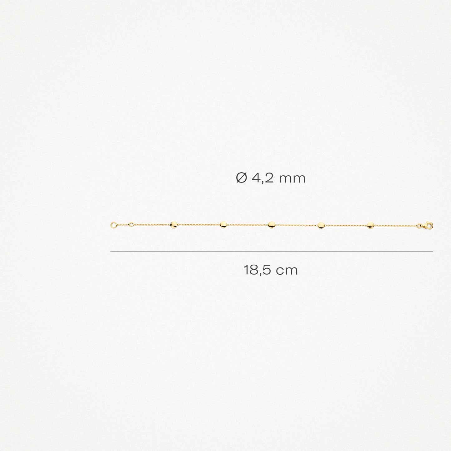 Armband mit runden Plättchen