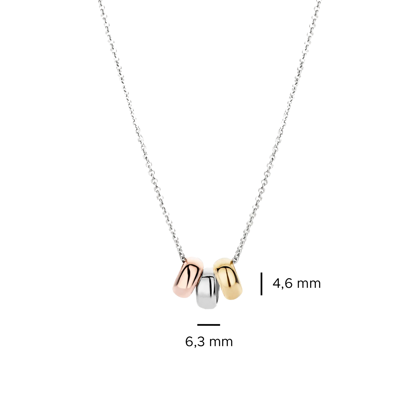 Weiß-, Rose- und Gelbgold