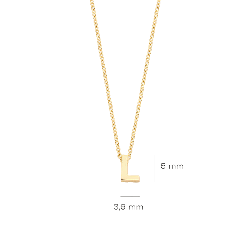 Gelbgoldenes L - PERDONA