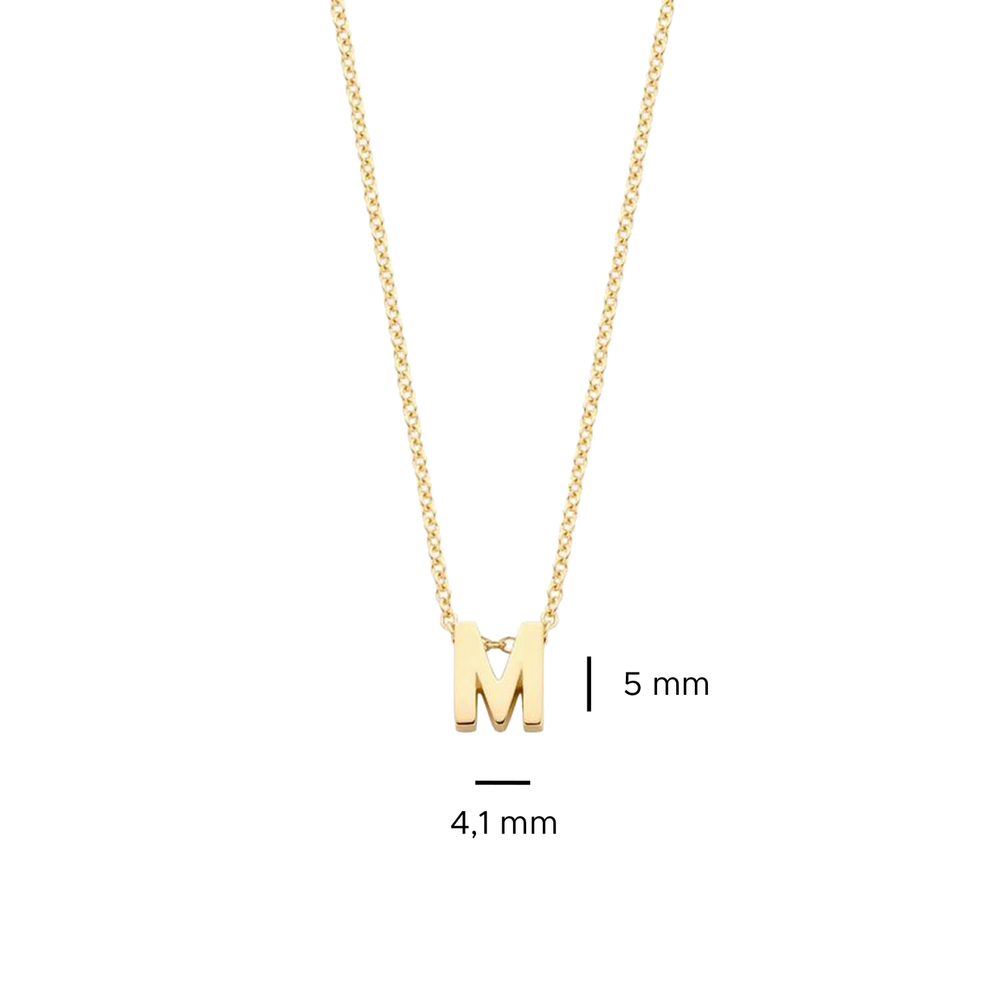 Gelbgoldenes M