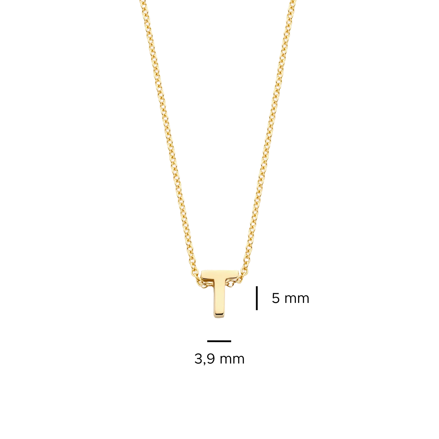 Gelbgoldenes T