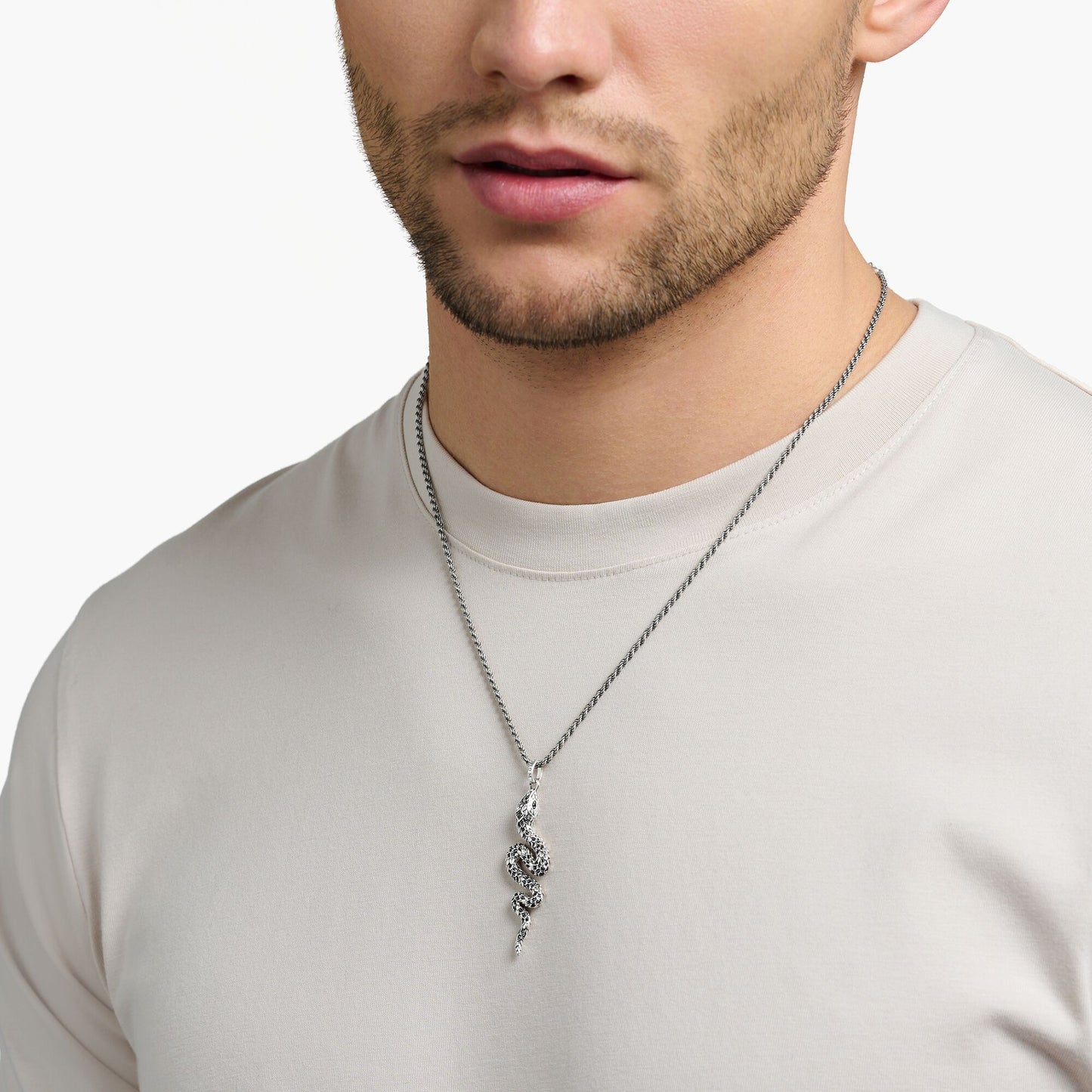 Anhänger geschwärzt Schlange