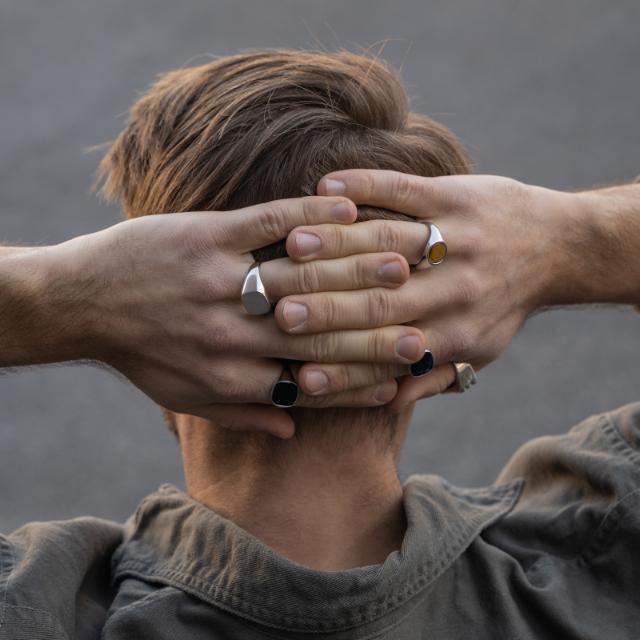 Silberring mit Sodalith - PERDONA