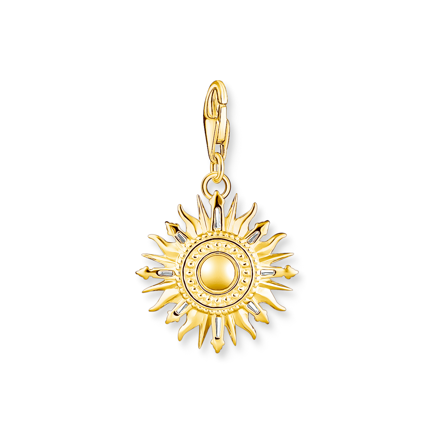 Charm-Anhänger bunte Sonne vergoldet - PERDONA