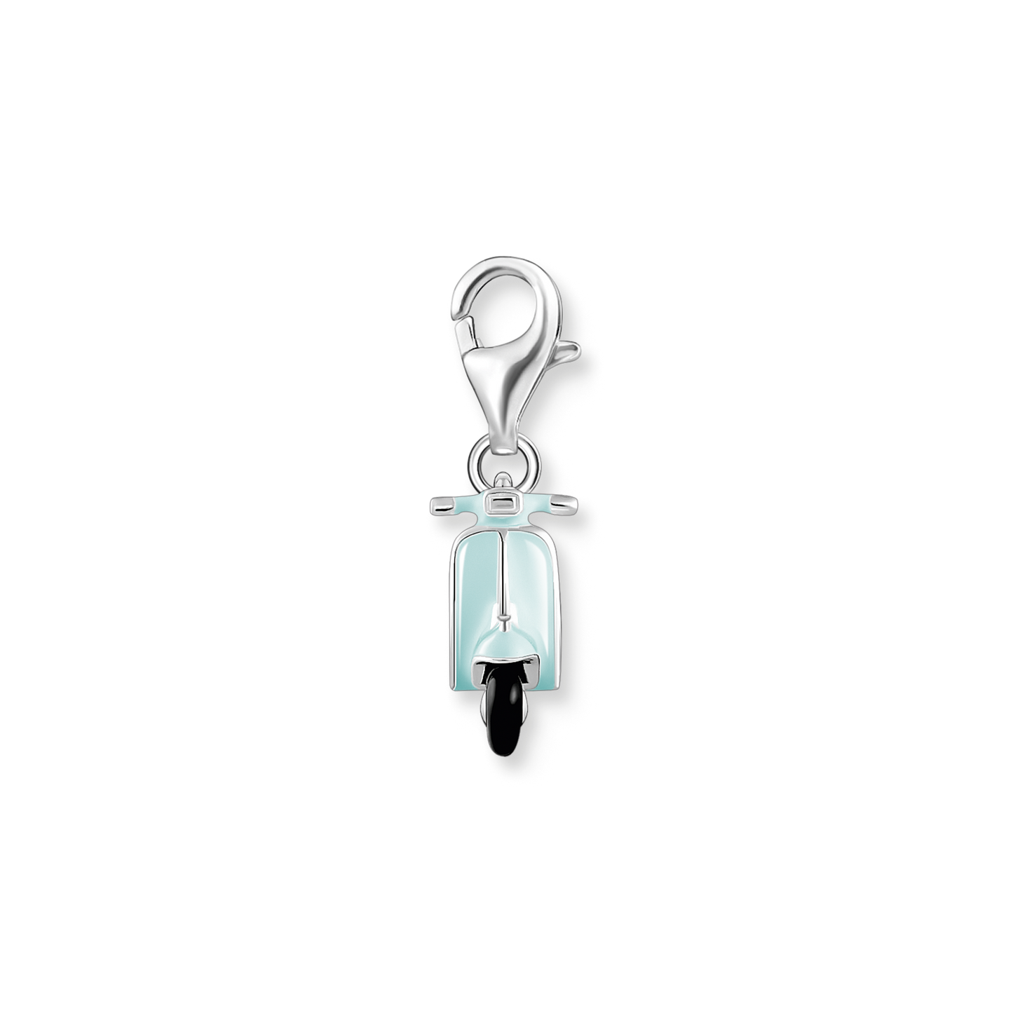 Charm-Anhänger türkiser Motorroller Silber - PERDONA