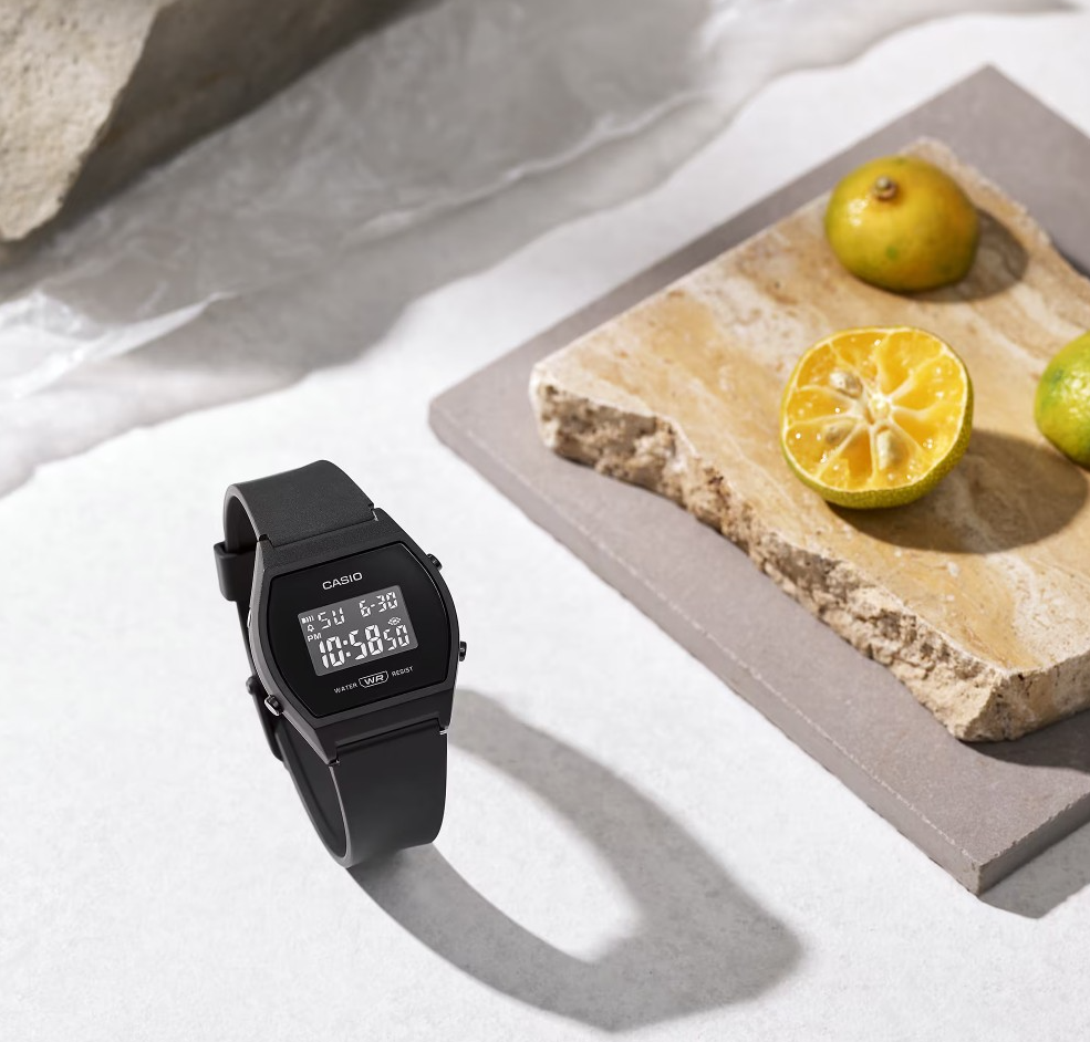 CASIO COLLECTION Minimalistisch Schwarz - PERDONA