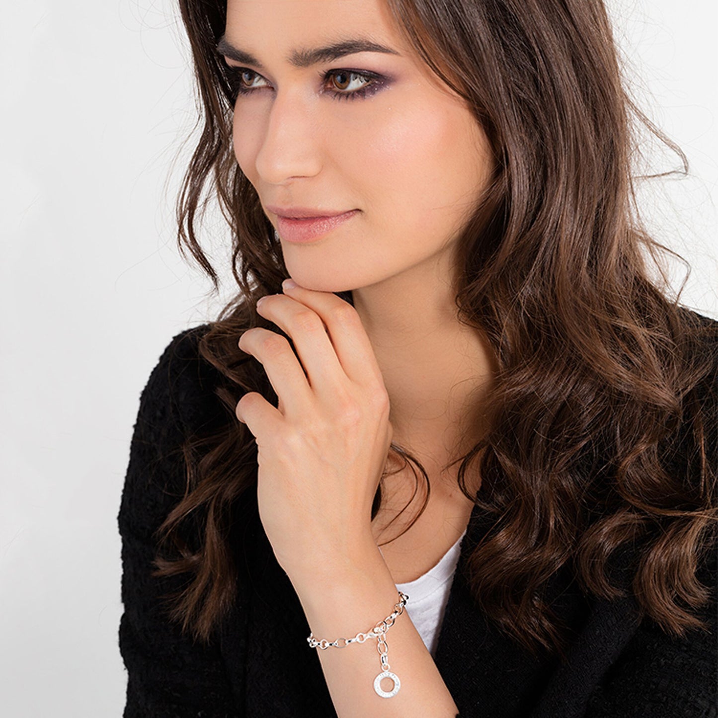 Charm-Armband klassisch Silber - PERDONA