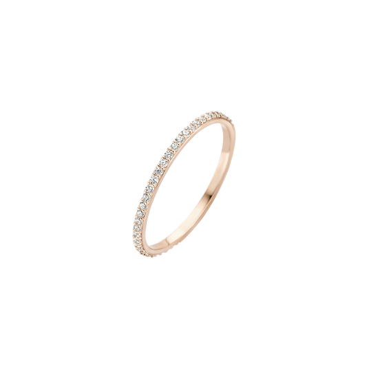 Zirkonia-Ring Rosegold - PERDONA