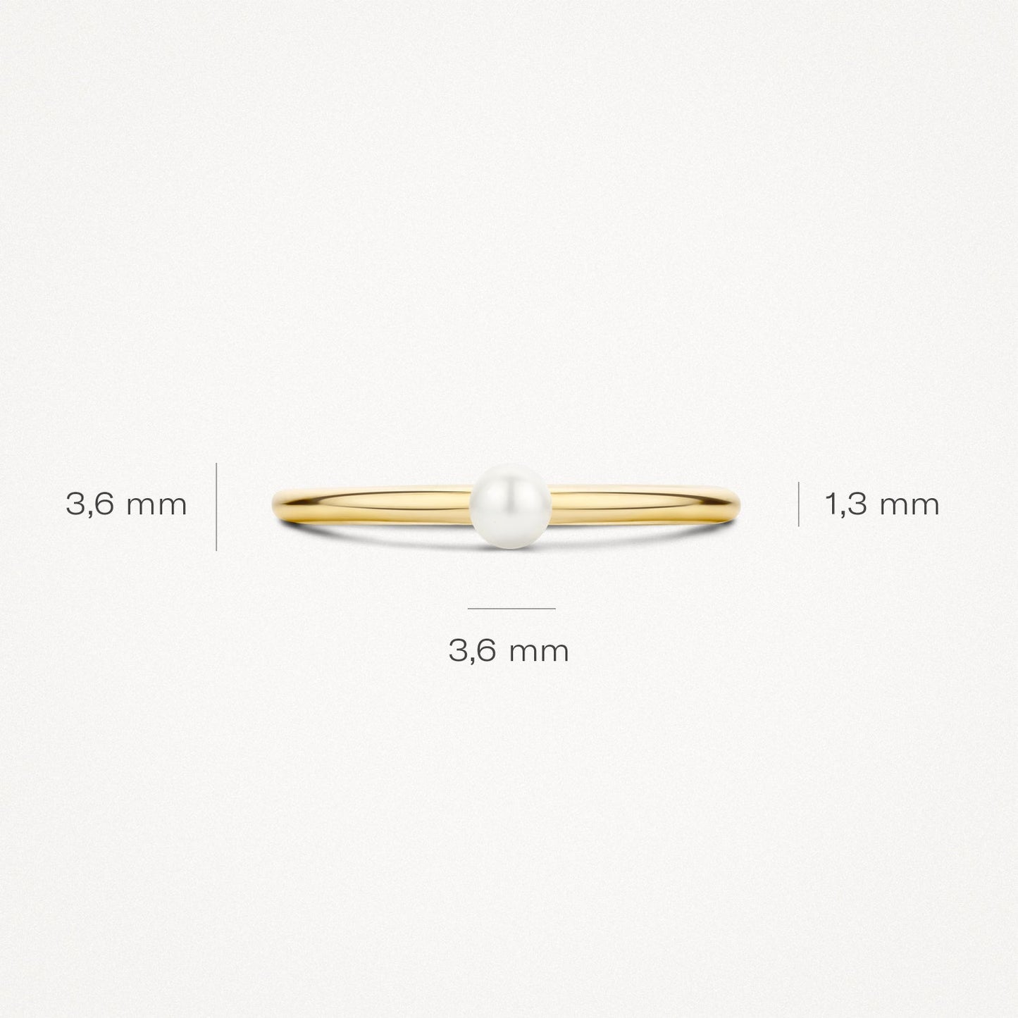 Ring mit Süßwasserperle