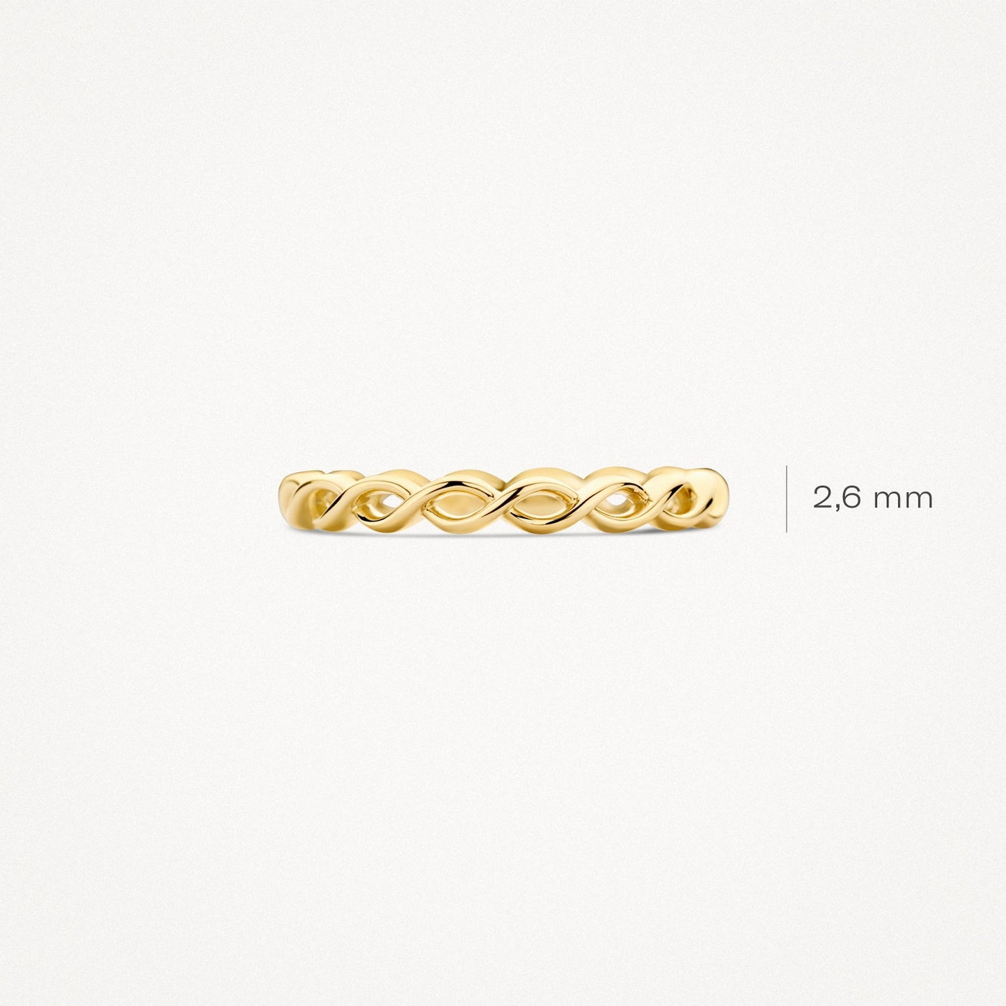 Ring in Flechtoptik