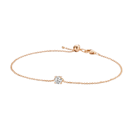 Armband mit Zirkonia 585 Roségold - PERDONA