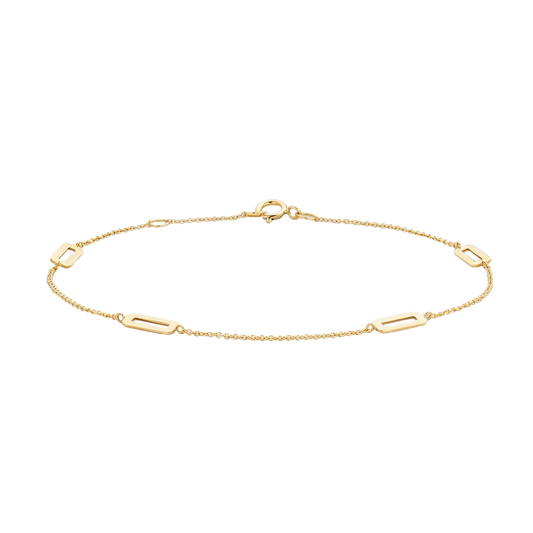 Armband mit flachen Gliederelementen - PERDONA