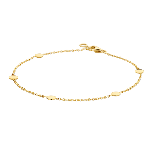 Armband mit runden Plättchen - PERDONA