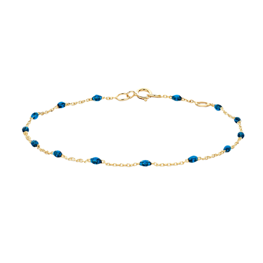 Armband mit blauen Kunstharzsteinen - PERDONA