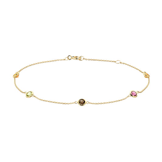 Armband mit farbigen Edelsteinen - PERDONA