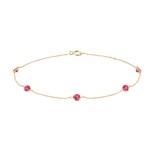 Armband mit Rhodolith-Steinen - PERDONA