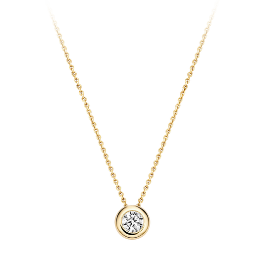 Halskette mit Zirkonia 585 Gold - PERDONA