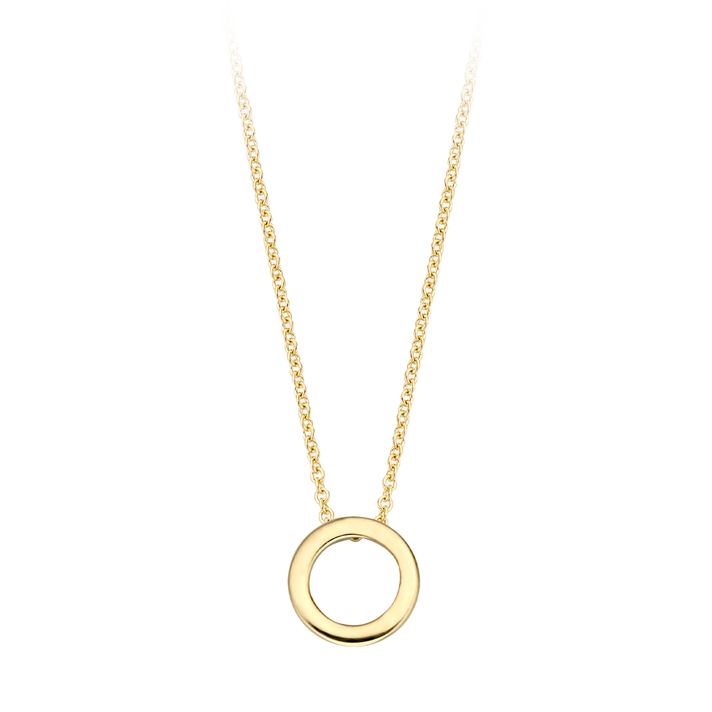 Halskette mit Ring aus 585 Gold