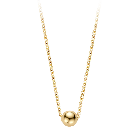 Halskette mit Kugel aus 585 Gold - PERDONA