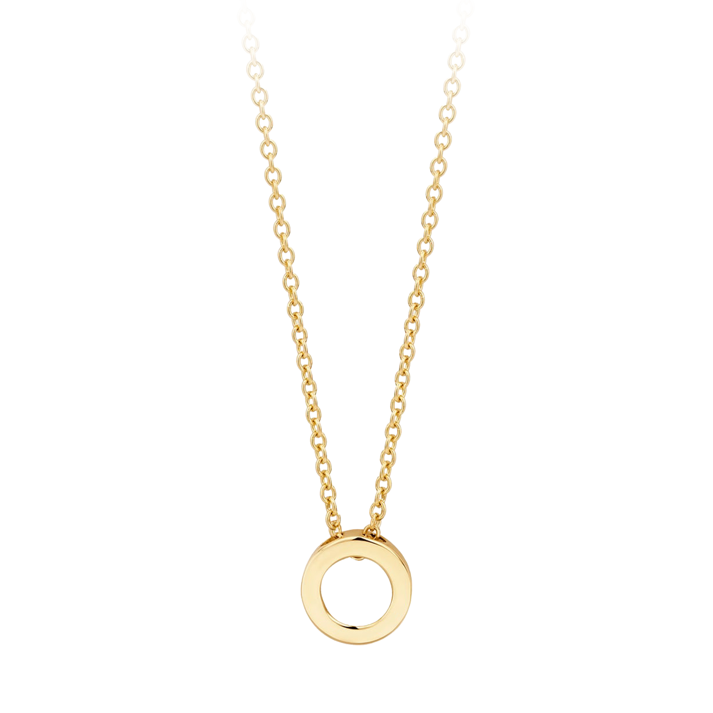 Halskette mit Ring aus 585 Gold