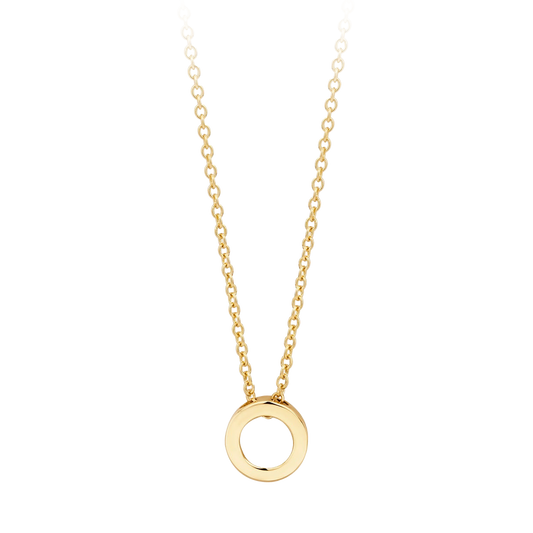 Halskette mit Ring aus 585 Gold - PERDONA
