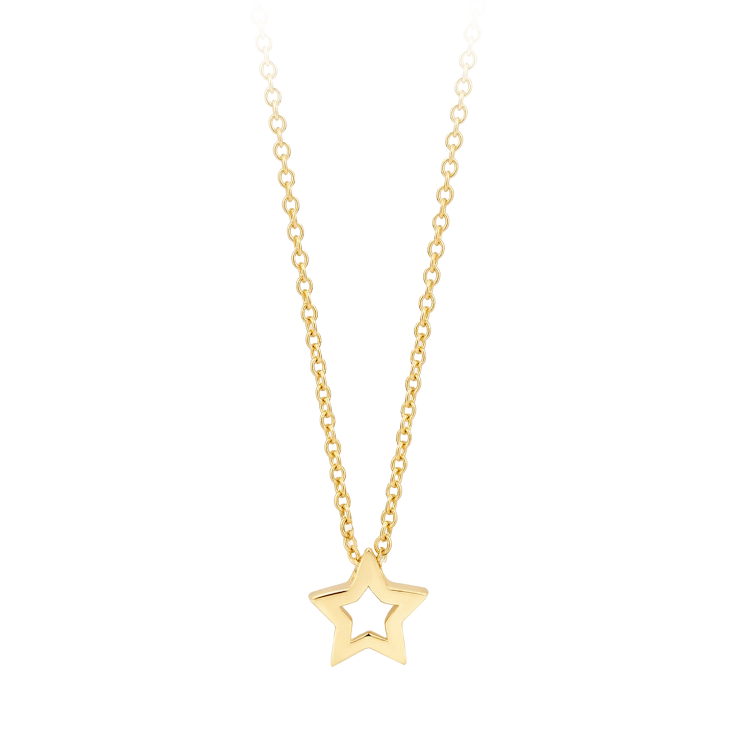 Halskette mit Stern aus 585 Gold