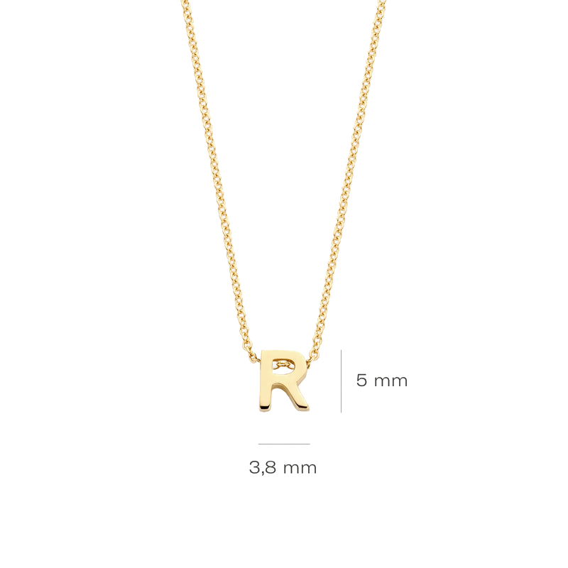 Gelbgoldenes R - PERDONA