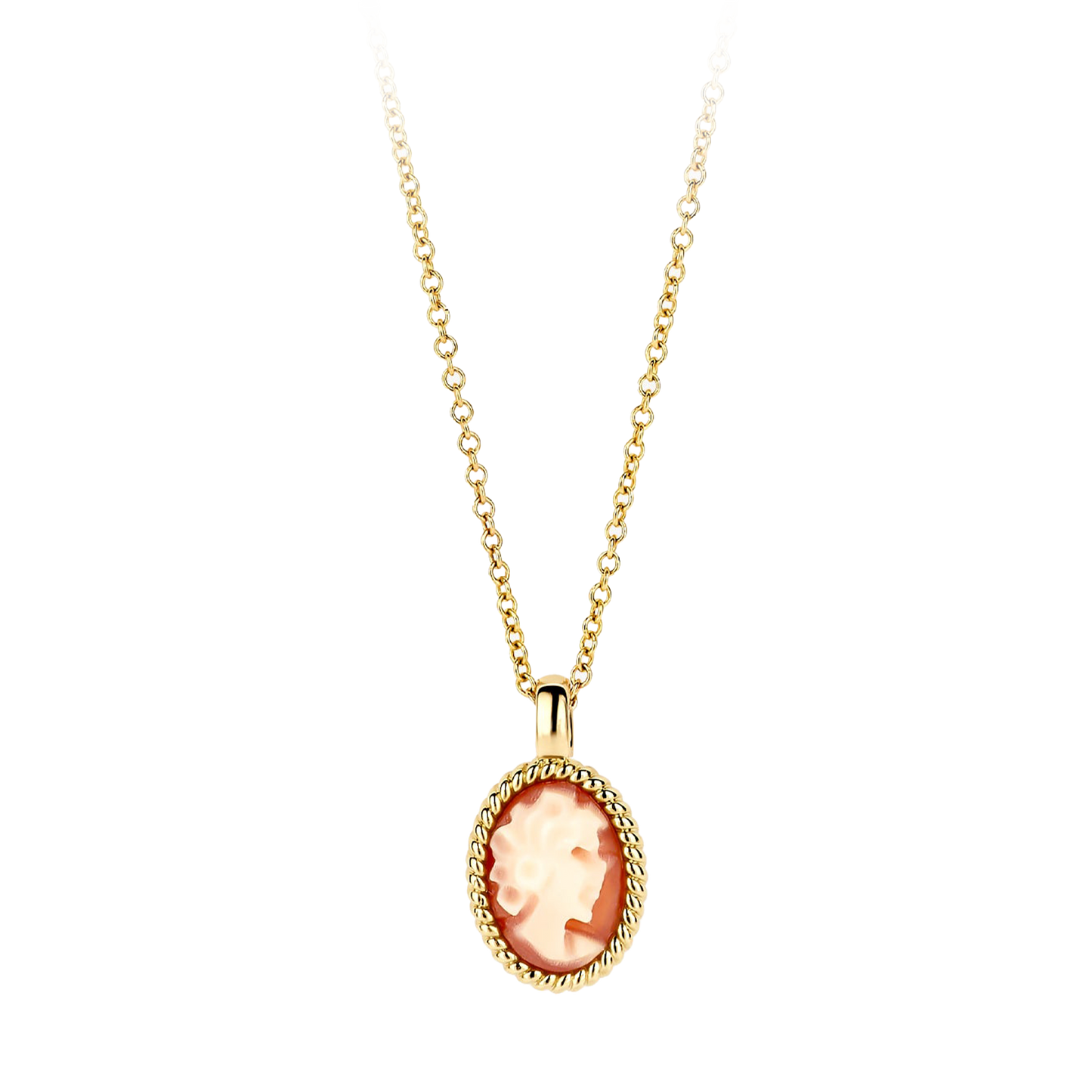 Halskette mit Kamee in 585 Gold