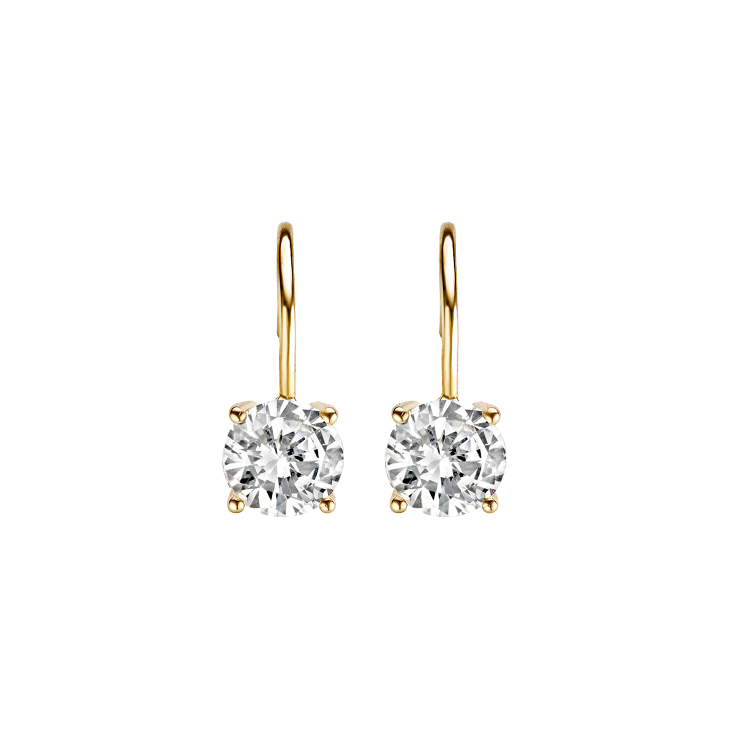 Ohranhänger mit Zirkonia 585 Gold