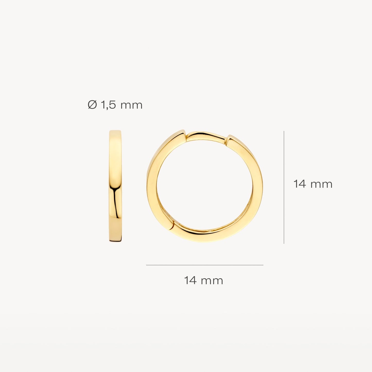 Creolen aus 585 Gold