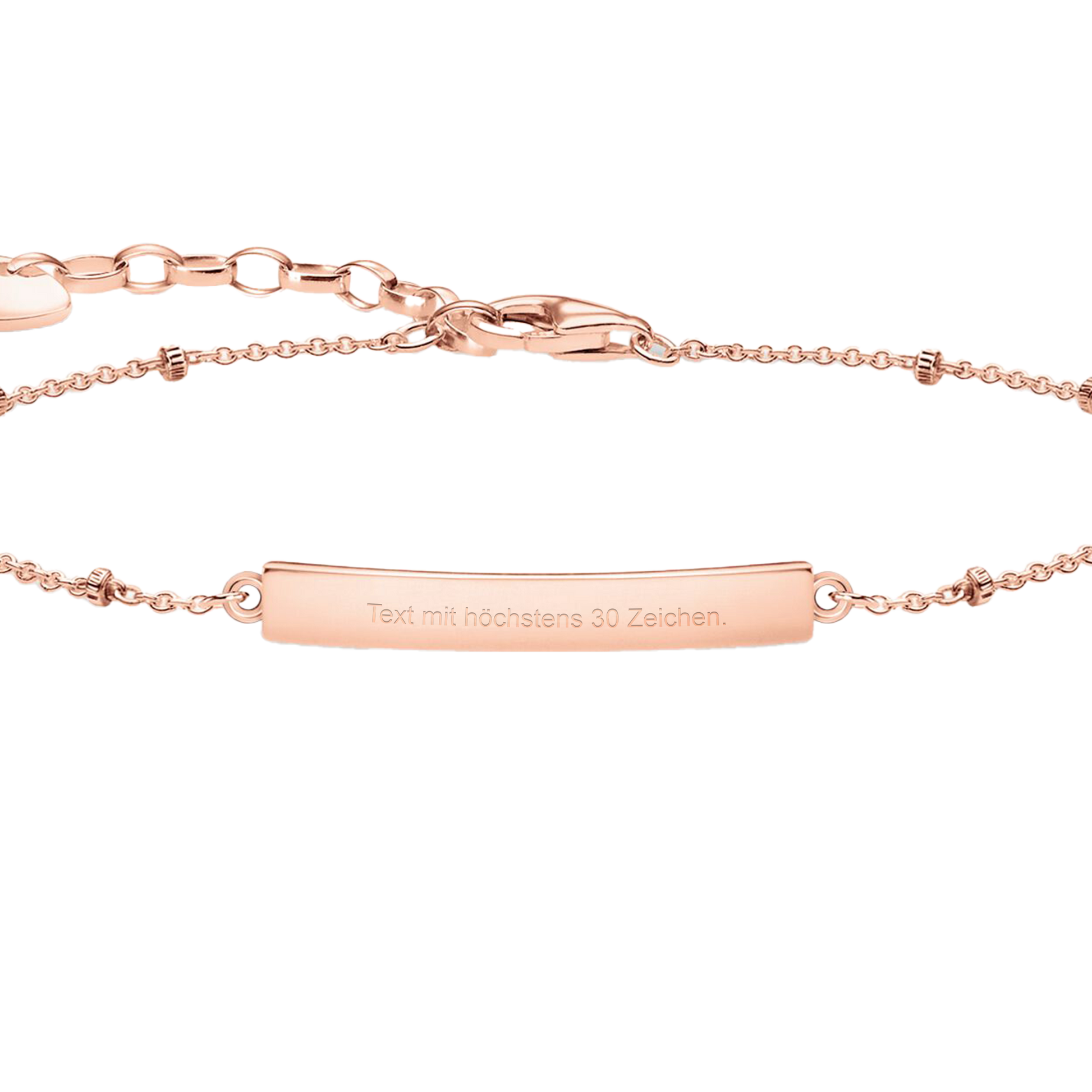 Armband klassisch Dots roségold - PERDONA