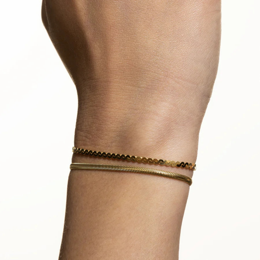 Armband 925/- Sterlingsilber vergoldet XENOX KCA025G/16 - PERDONA