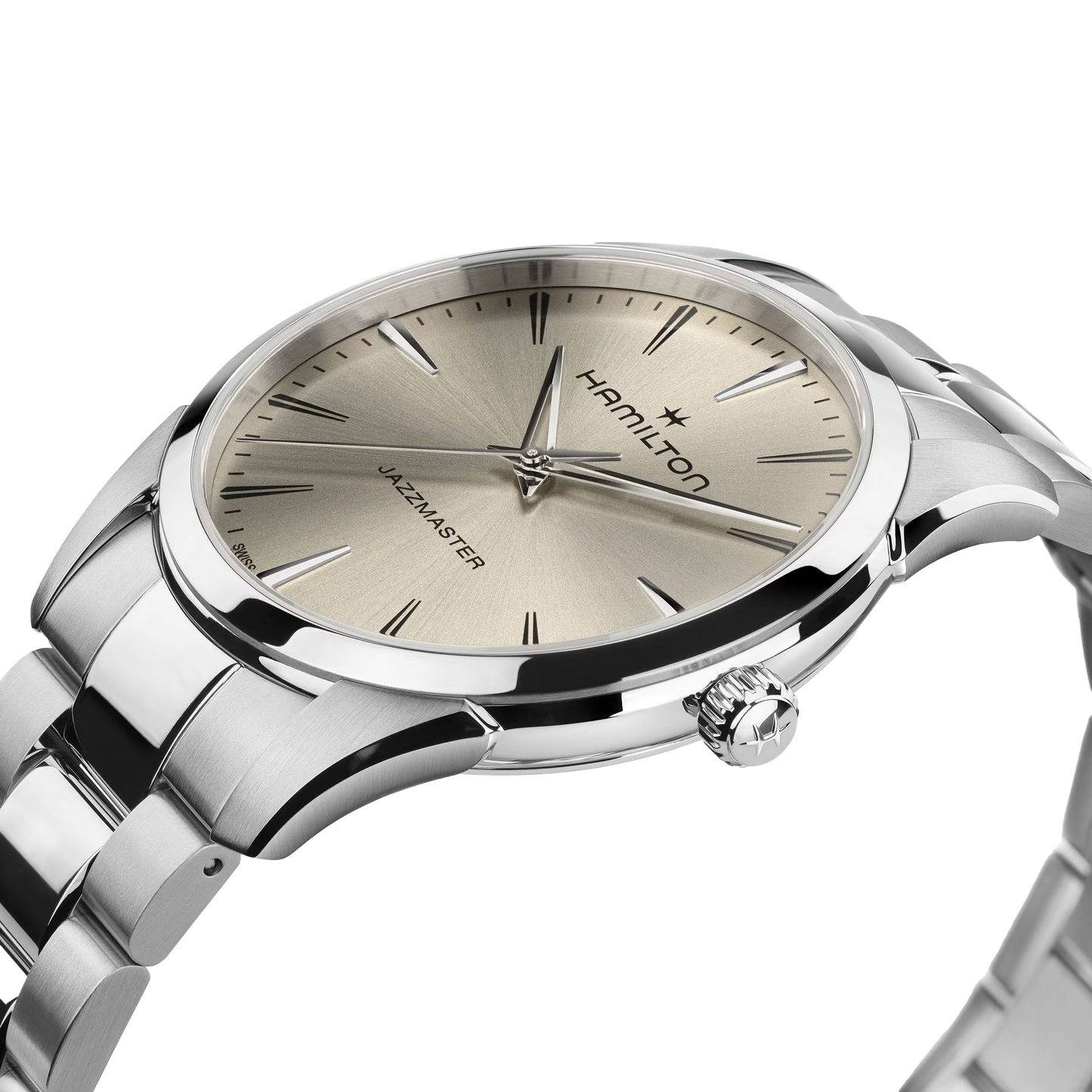 Jazzmaster Quartz 40 mm beige - PERDONA