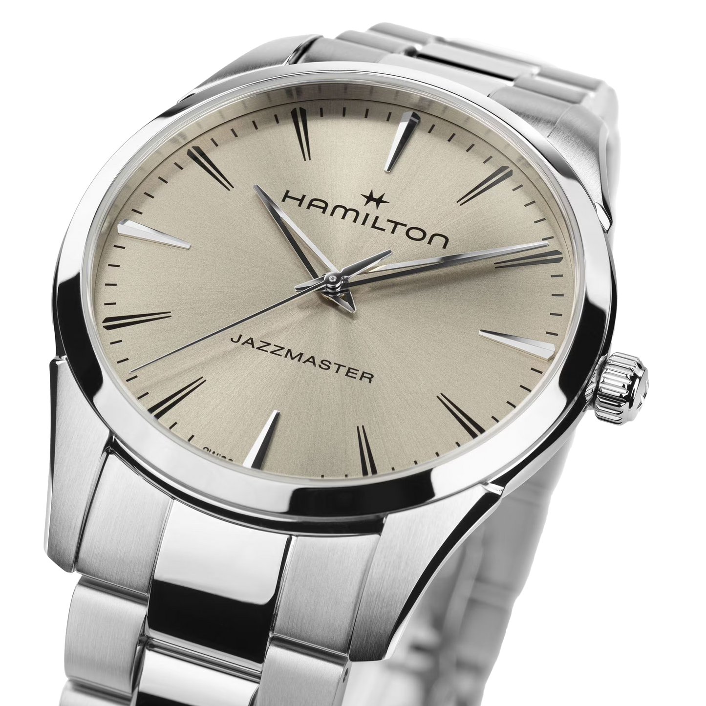 Jazzmaster Quartz 40 mm beige - PERDONA