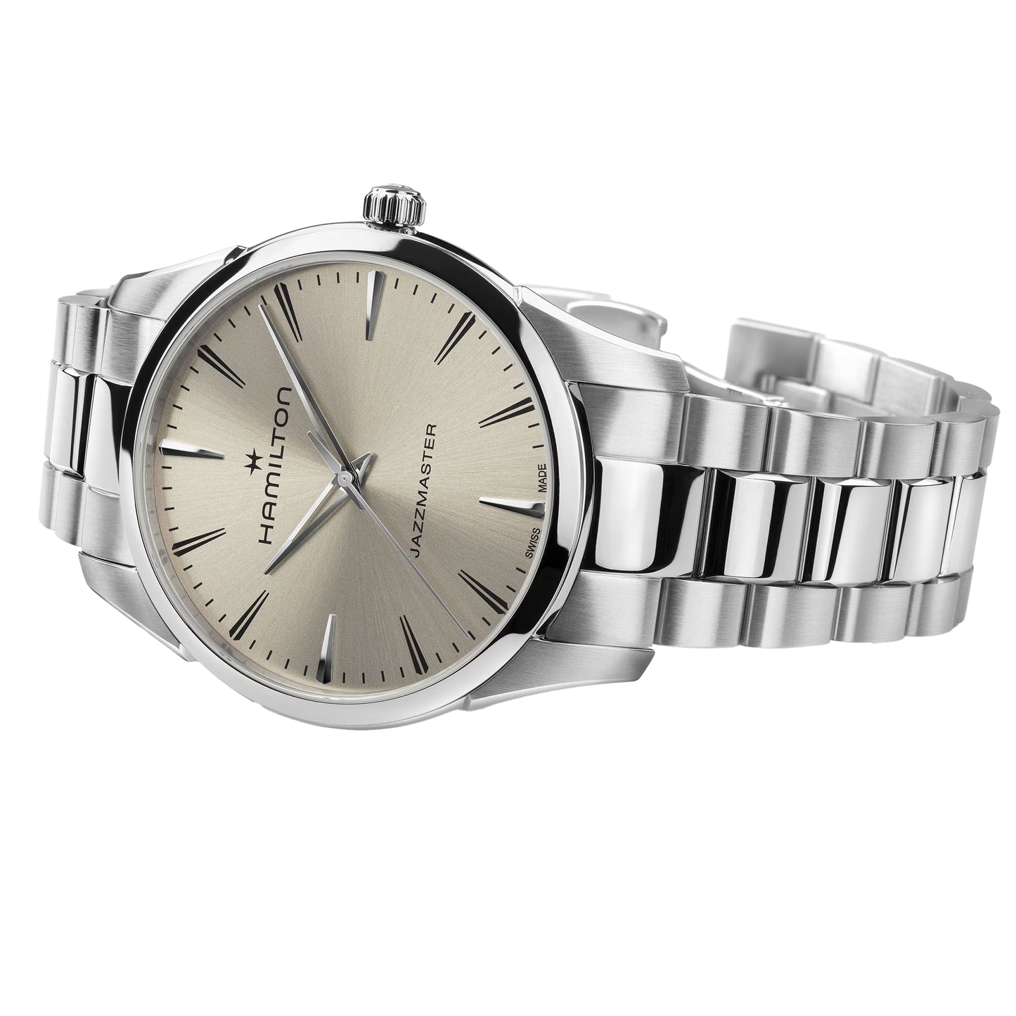 Jazzmaster Quartz 40 mm beige - PERDONA
