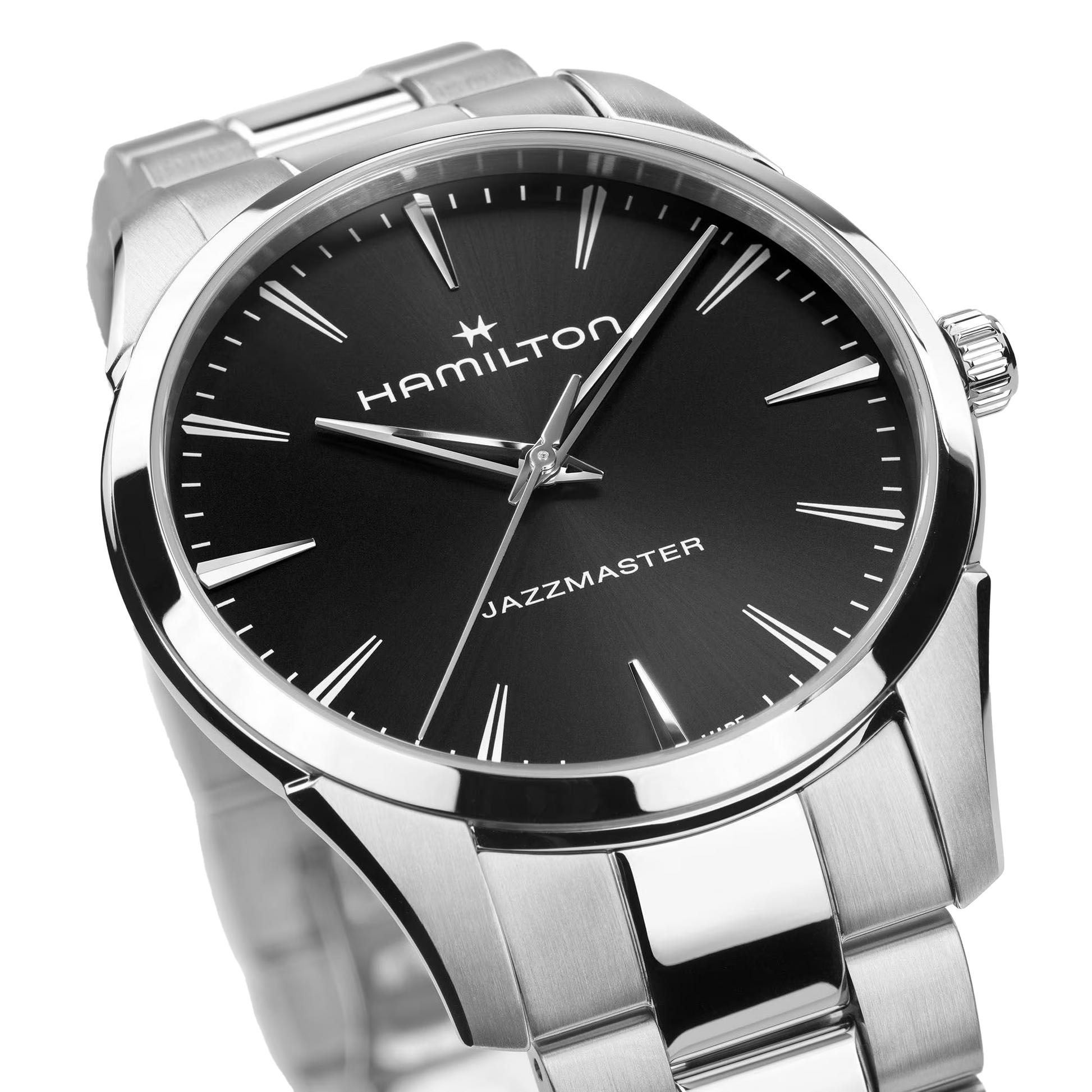 Jazzmaster Quartz 40 mm schwarz - PERDONA