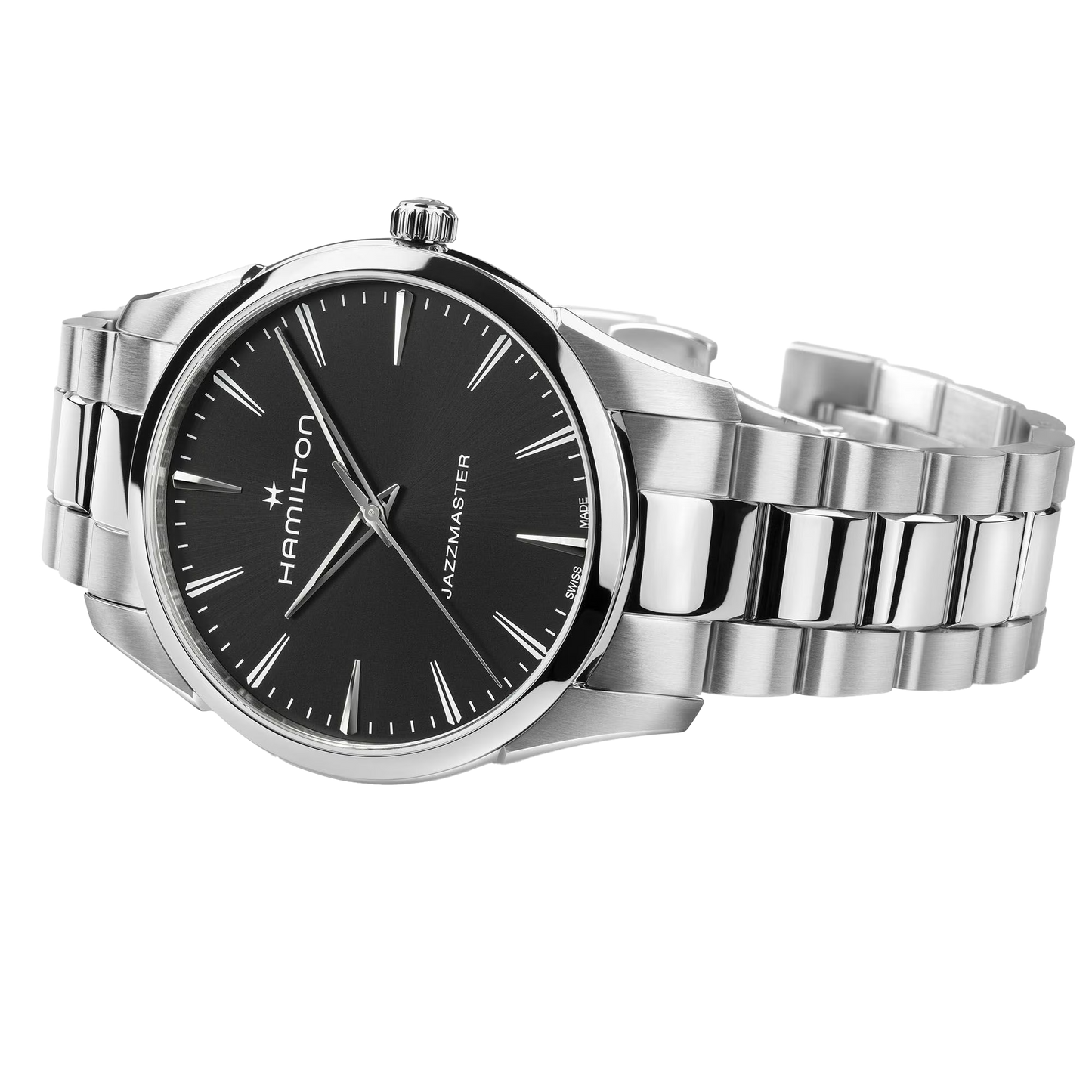 Jazzmaster Quartz 40 mm schwarz - PERDONA