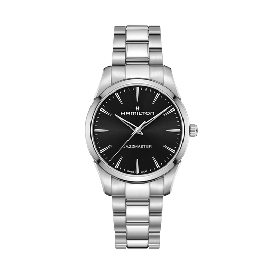 Jazzmaster Quartz 40 mm schwarz - PERDONA