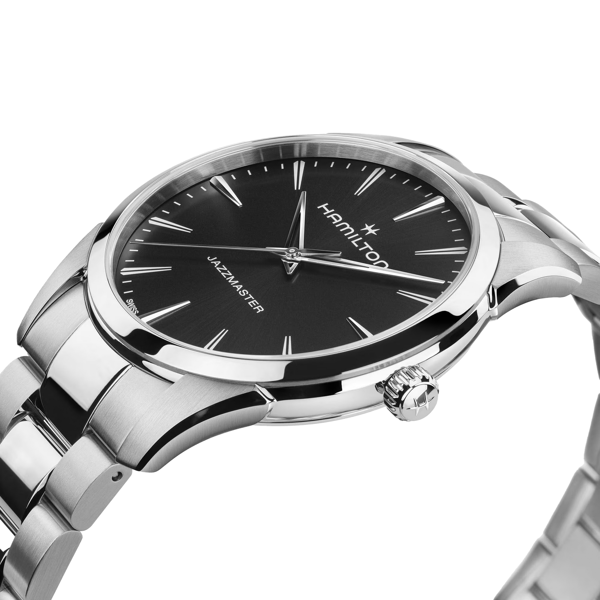 Jazzmaster Quartz 40 mm schwarz - PERDONA