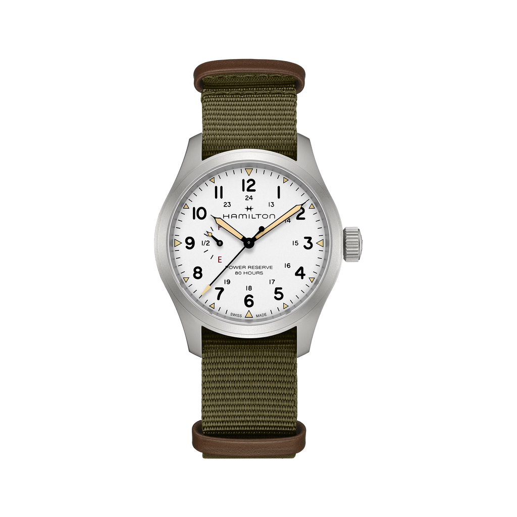 Khaki Field Mechanical Power Reserve