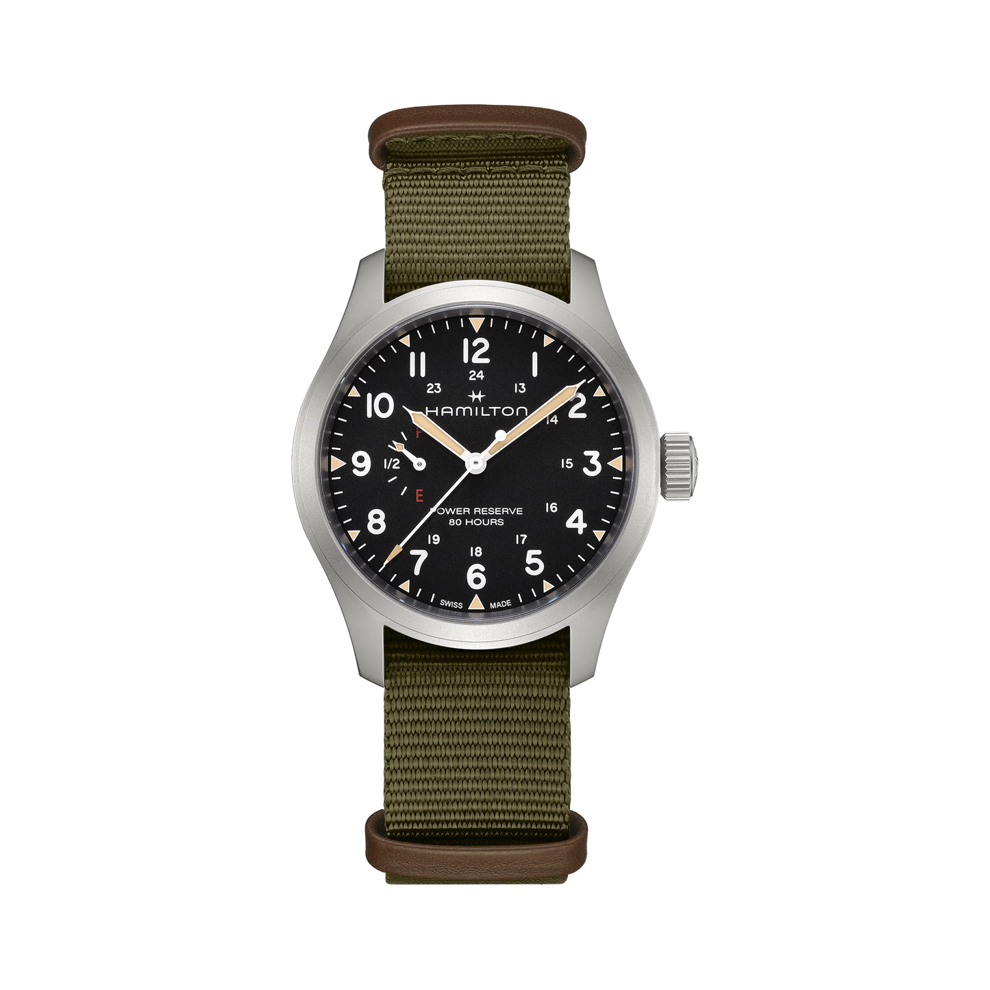 Khaki Field Mechanical Power Reserve