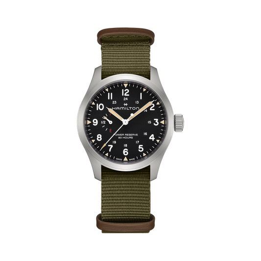 Khaki Field Mechanical Power Reserve