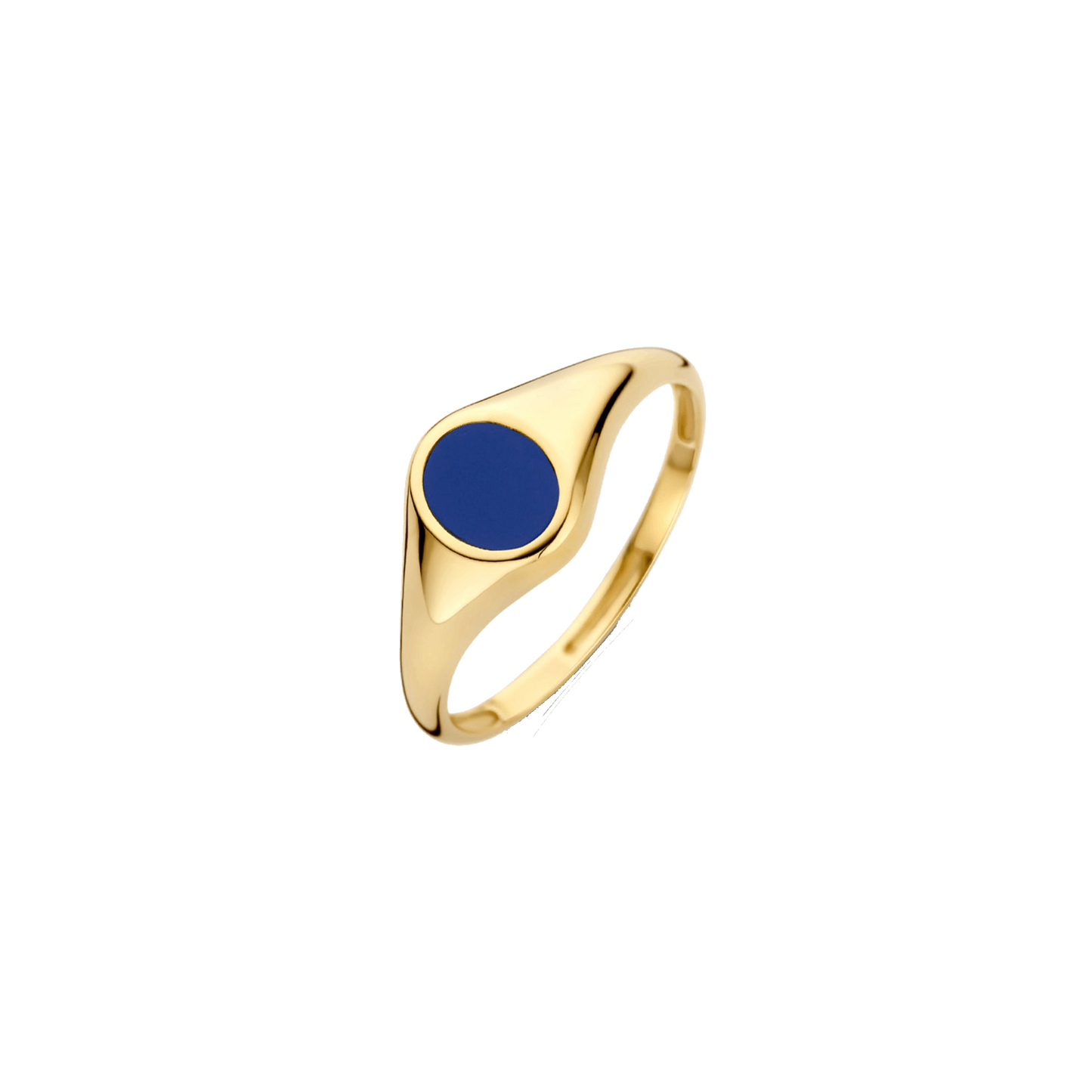 Ring mit eingelassenem Lapislazuli