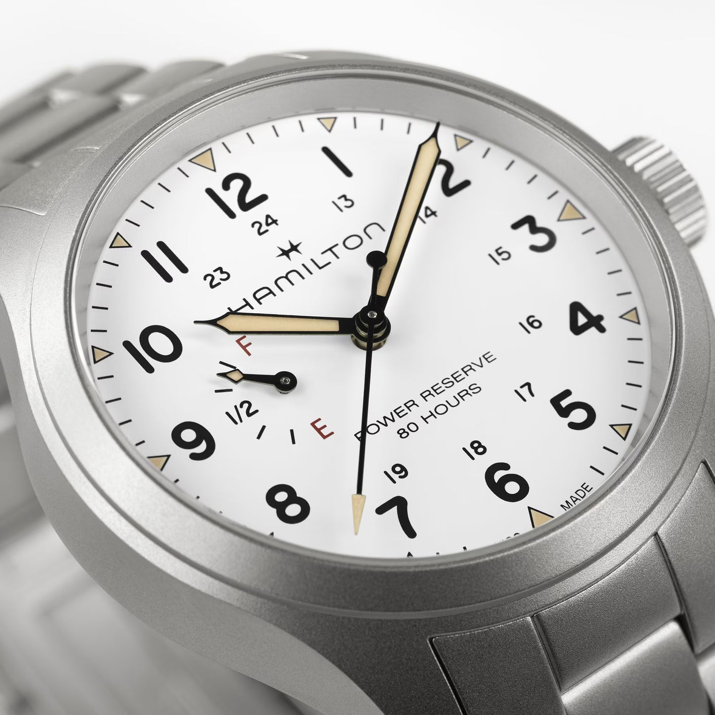 Khaki Field Mechanical Power Reserve