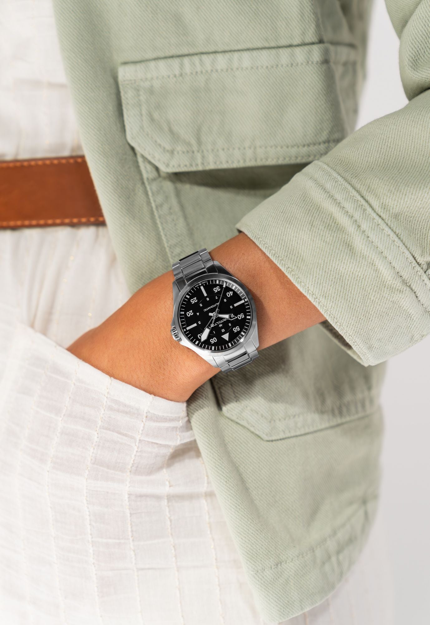 KHAKI AVIATION PILOT AUTO 39MM