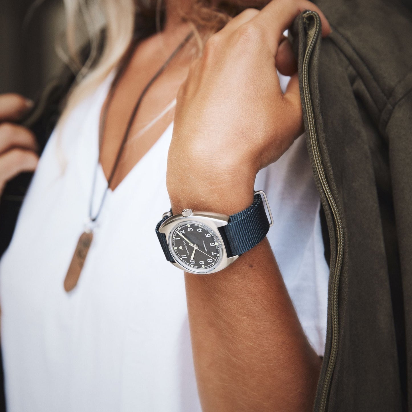 KHAKI AVIATION PILOT PIONEER MECHANICAL
